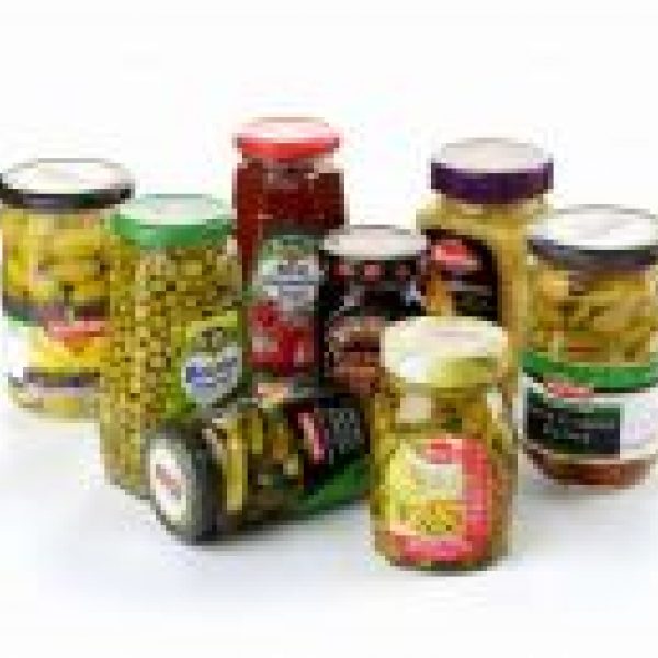 Etiquette bouteille alimentaire
